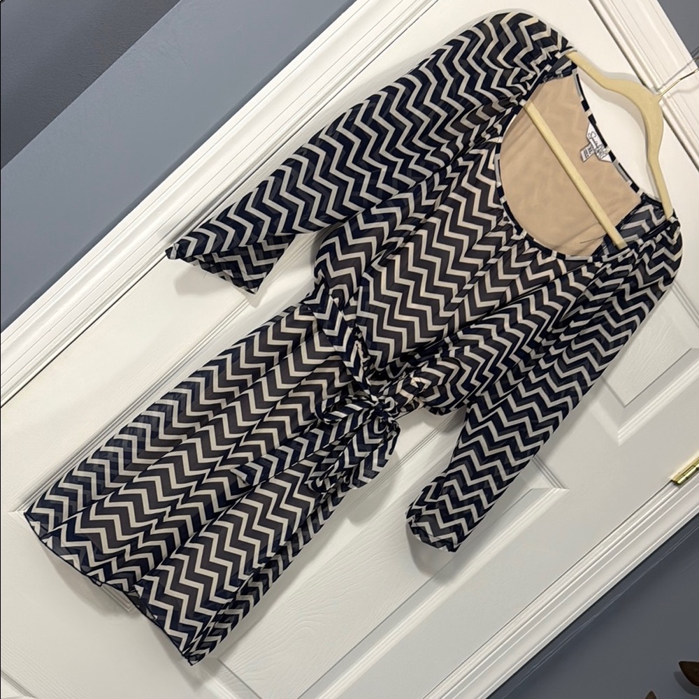 Chevron Patterned dress